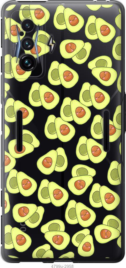 Чохол на Xiaomi Poco F4 GT Веселі авокадо