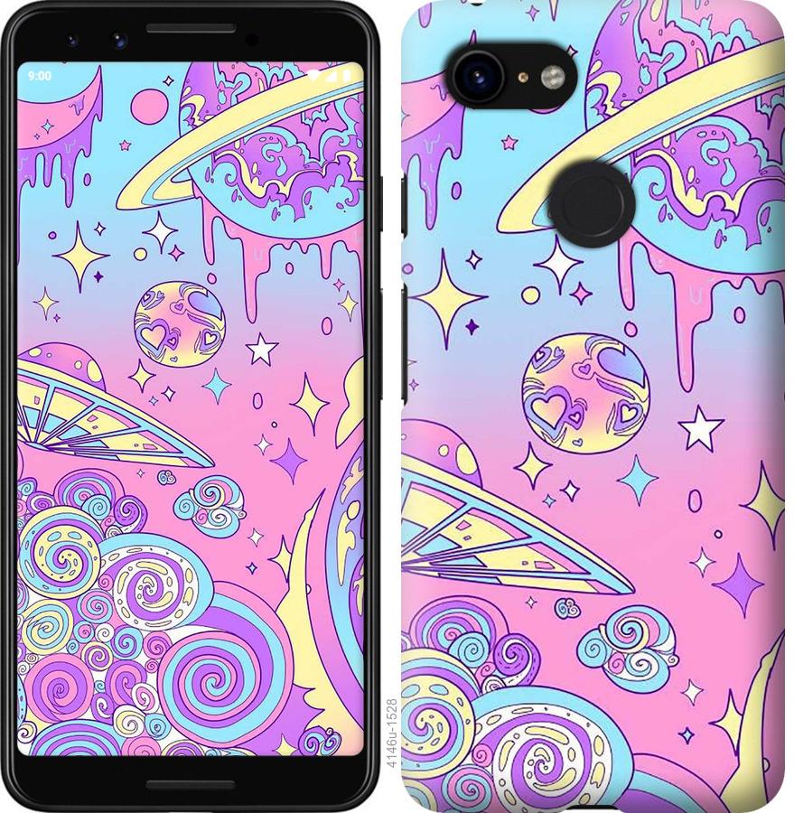 

Чохол на Google Pixel 3 Рожева галактика