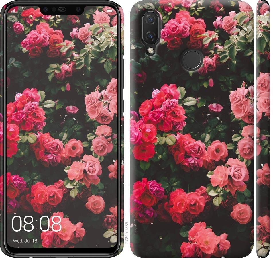 

Чехол на Huawei P Smart Plus Куст с розами