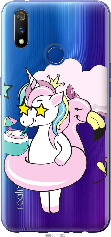 

Чехол на Realme 3 Pro Crown Unicorn