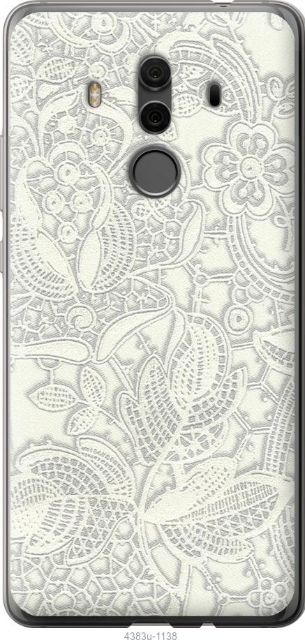

Чехол на Huawei Mate 10 Pro Белое кружево