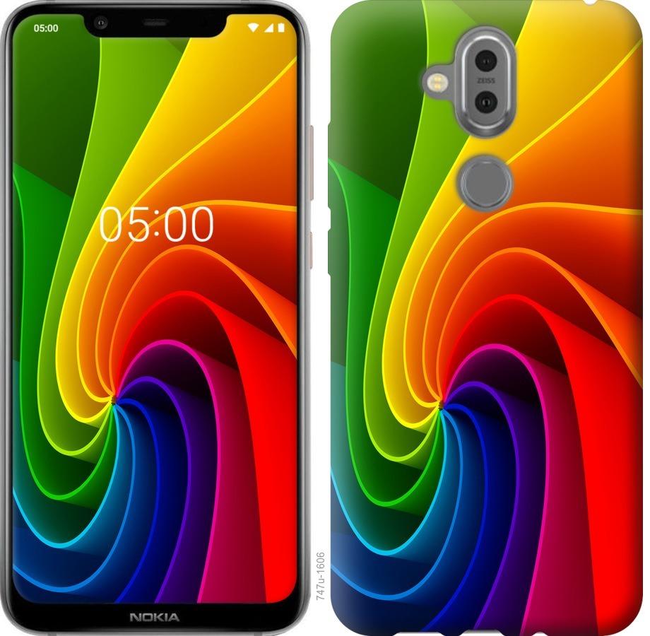 

Чохол на Nokia 8.1 Райдужний вихор