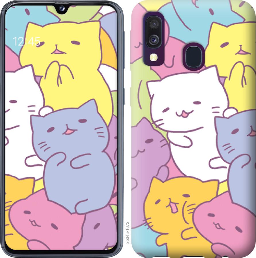 

Чехол на Samsung Galaxy A40 2019 A405F Котики