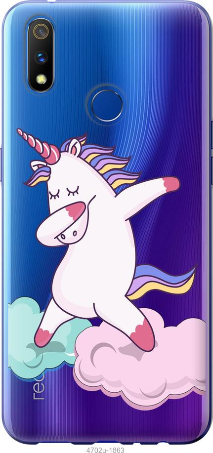 

Чехол на Realme 3 Pro Единорог