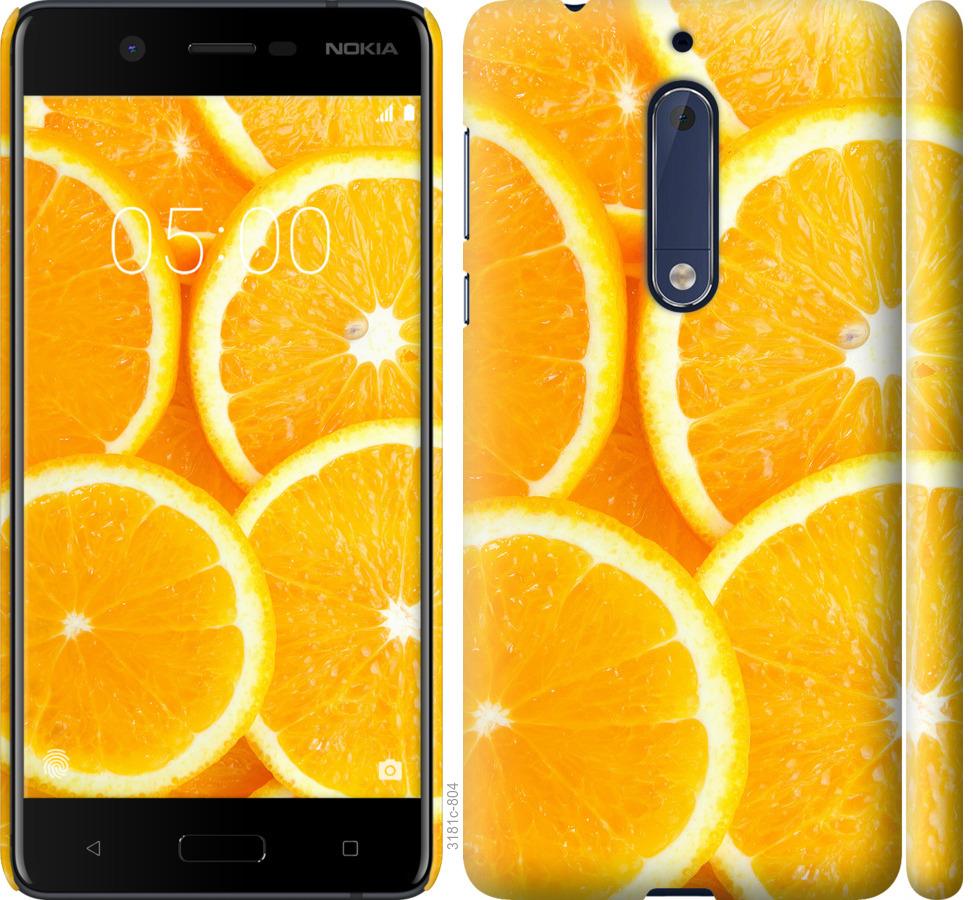 

Чохол на Nokia 5 часточки апельсина