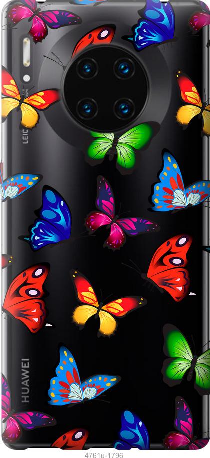

Чехол на Huawei Mate 30 Pro Красочные мотыльки
