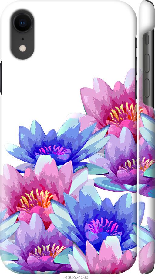 Чехол на iPhone XR Лотос