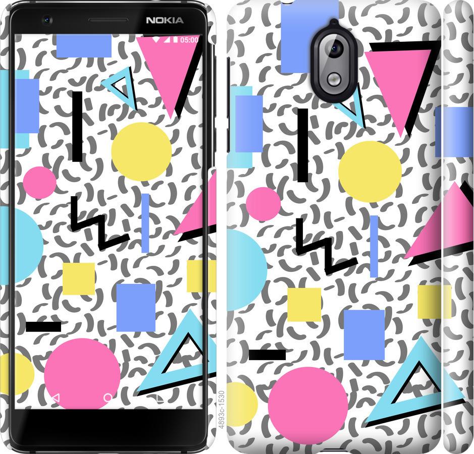 

Чехол на Nokia 3.1 Color shapes