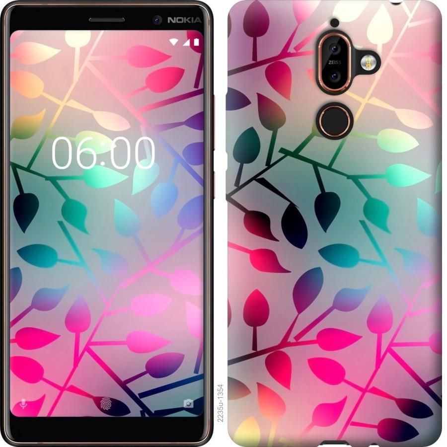 

Чохол на Nokia 7 Plus Листя