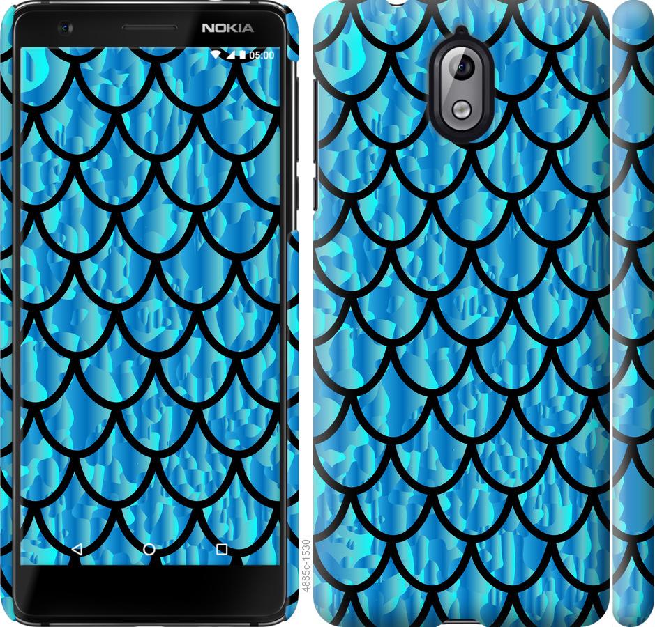 

Чехол на Nokia 3.1 Чешуя