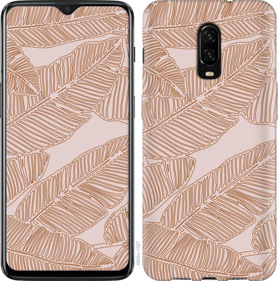 

Чехол на OnePlus 6T Листья банана