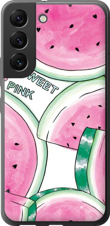 

Чехол на Samsung Galaxy S22 Розовый арбузик