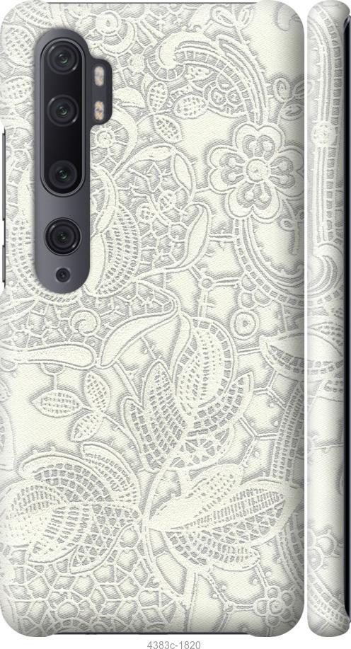 Чехол на Xiaomi Mi Note 10 Белое кружево