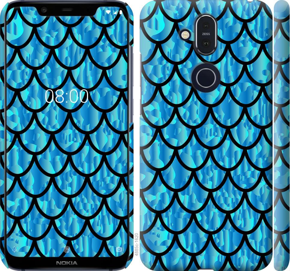 

Чехол на Nokia 8.1 Чешуя
