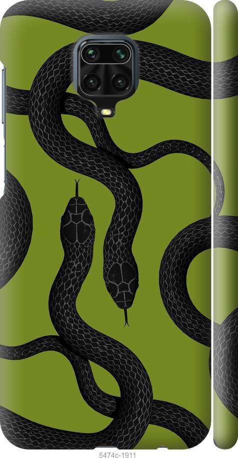 

Чехол на Xiaomi Redmi Note 9 Pro Змеи v2