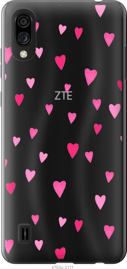

Чехол на ZTE Blade A5 2020 Сердечки 2
