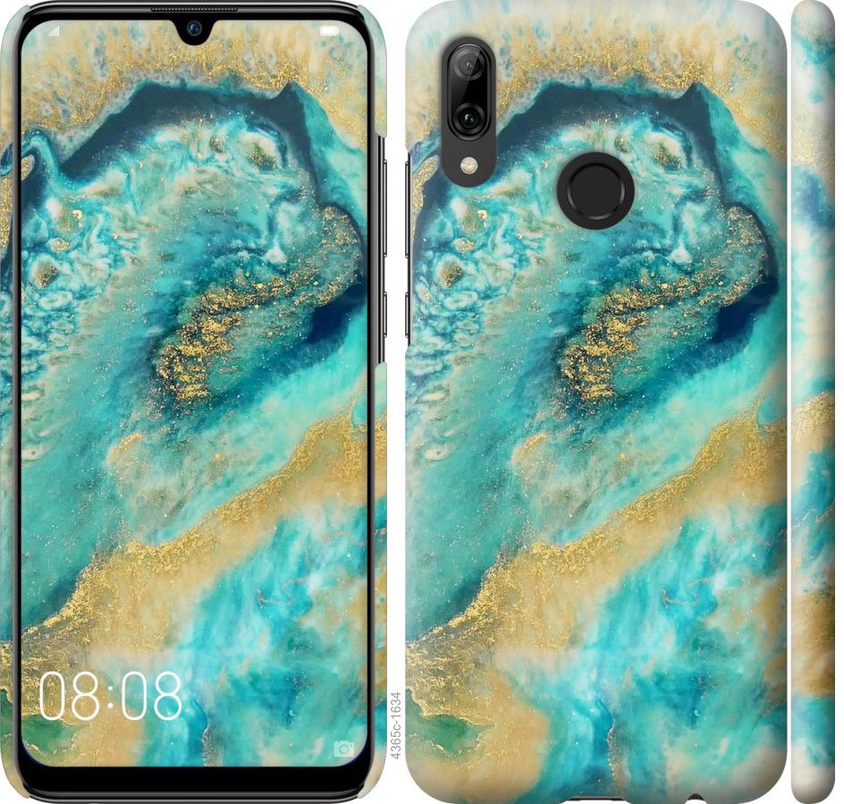 

Чохол на Huawei P Smart 2019 Green marble