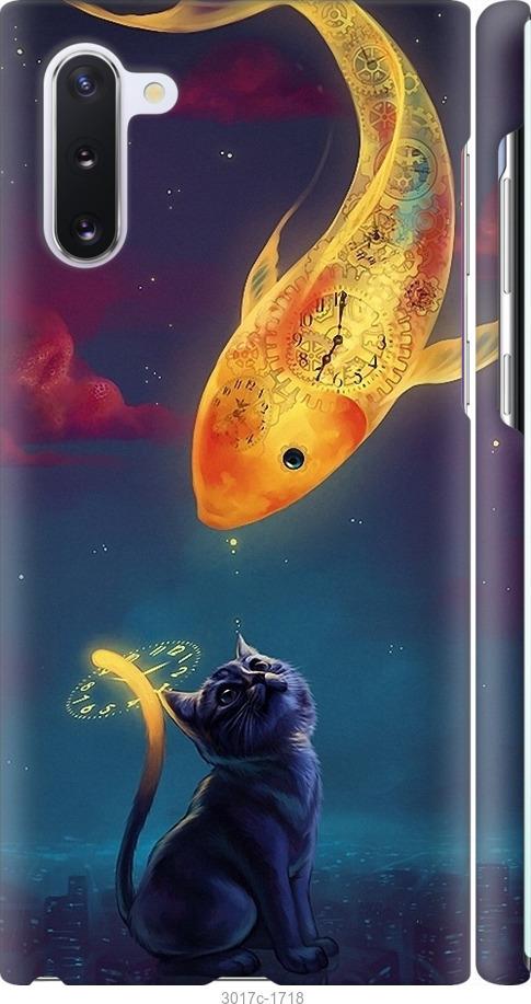 

Чехол на Samsung Galaxy Note 10 Кошкин сон