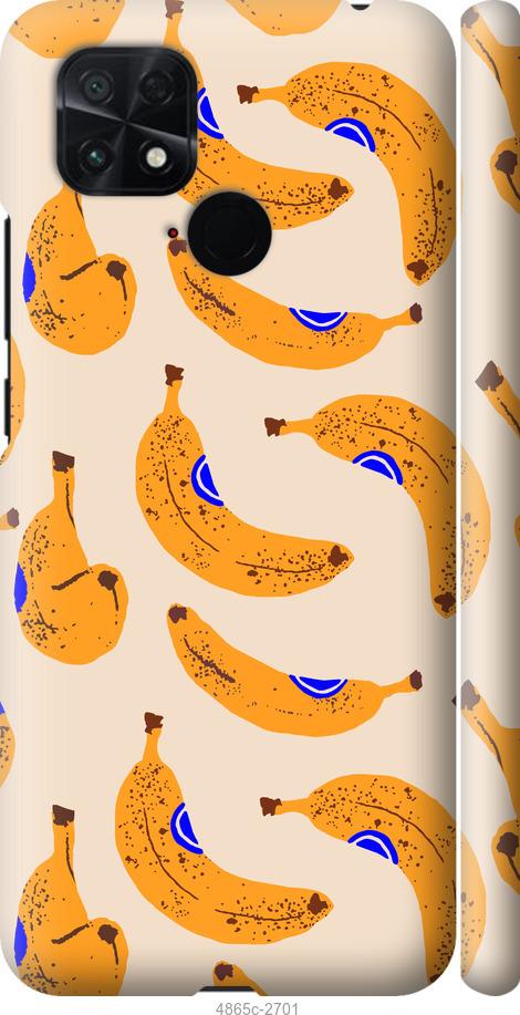 Чехол на Xiaomi Poco C40 Бананы 1