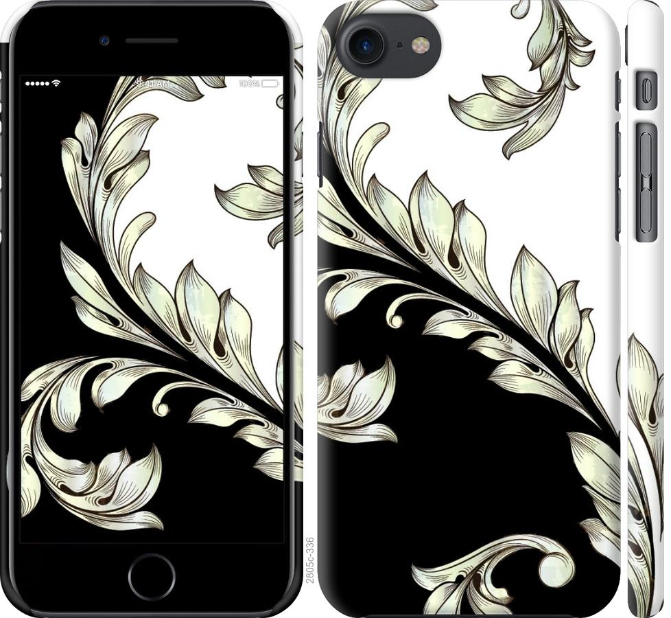

Чехол на iPhone 7 White and black 1