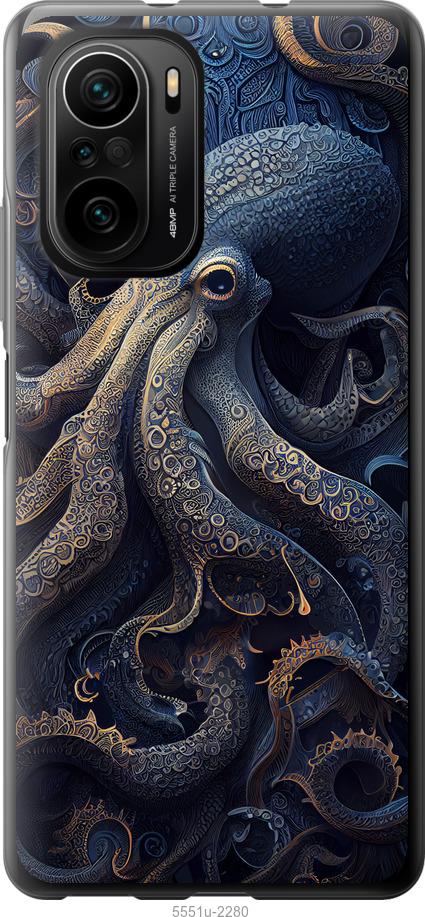 Чехол на Xiaomi Poco F3 Осьминог