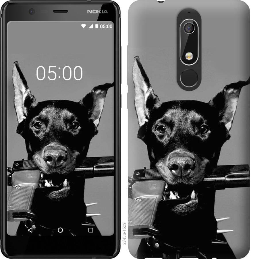 

Чохол на Nokia 5.1 Доберман