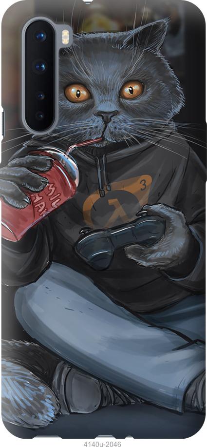 

Чехол на OnePlus Nord gamer cat