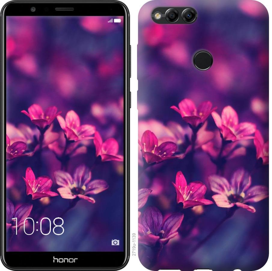 

Чохол на Huawei Honor 7X Пурпурні квіти