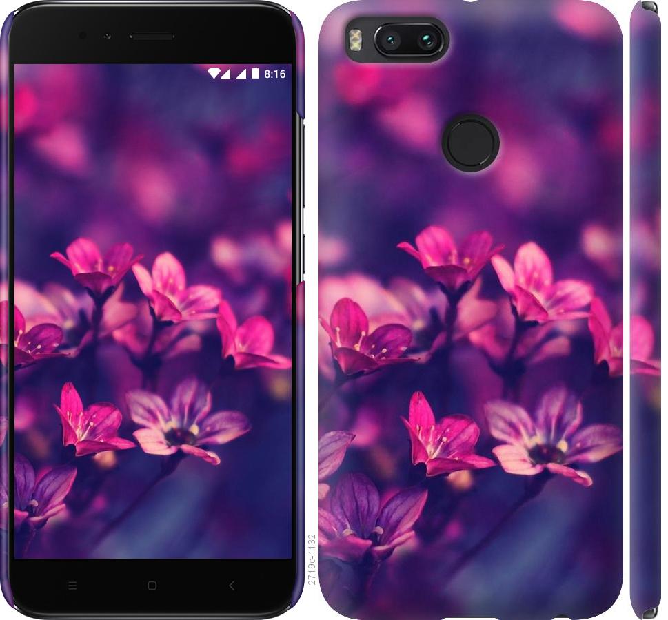 

Чохол на Xiaomi Mi A1 Пурпурні квіти