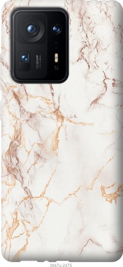 

Чехол на Xiaomi Mix 4 Белый мрамор