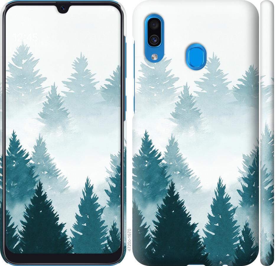 

Чохол на Samsung Galaxy A20 2019 A205F Акварельні Ялинки