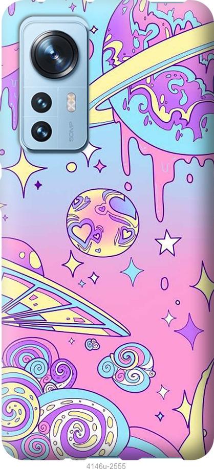 

Чехол на Xiaomi 12 Розовая галактика