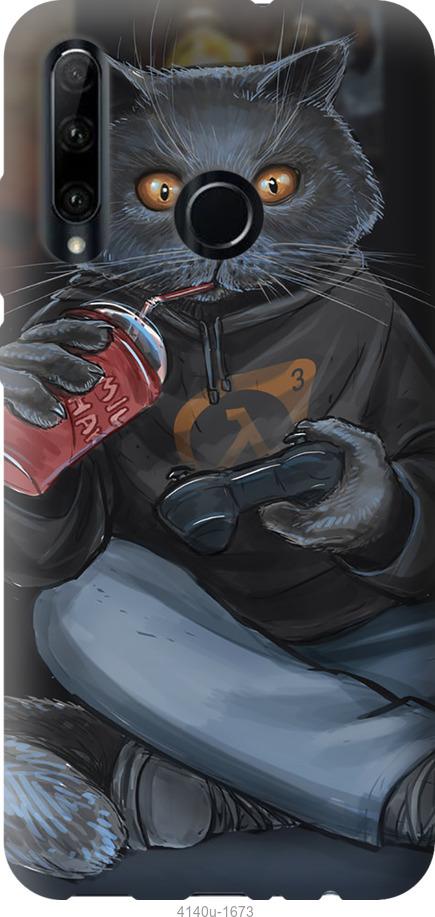 

Чехол на Huawei Honor 10i gamer cat