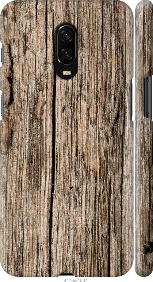 

Чохол на OnePlus 6T Текстура дерева