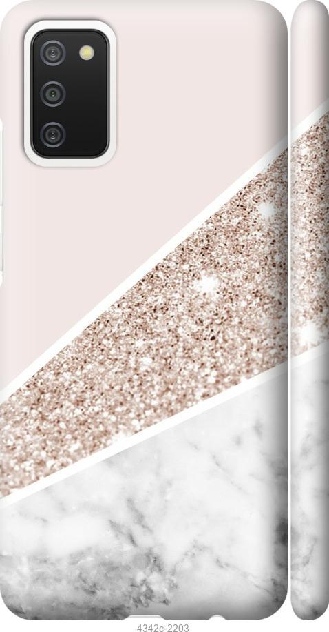 

Чехол на Samsung Galaxy A02s A025F Пастельный мрамор