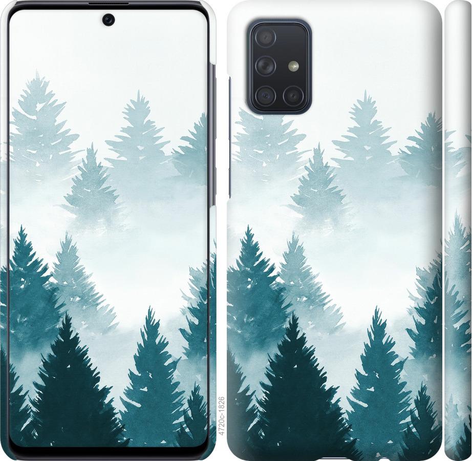 

Чохол на Samsung Galaxy A71 2020 A715F Акварельні Ялинки