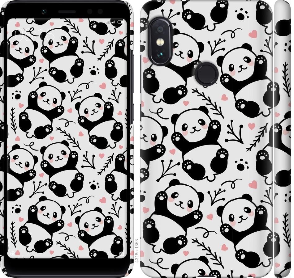 

Чехол на Xiaomi Redmi Note 5 Pro Панды