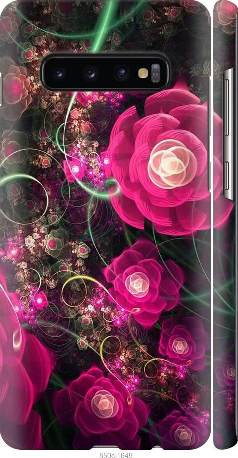 Чохол на Samsung Galaxy S10 Plus Абстрактні квіти 3