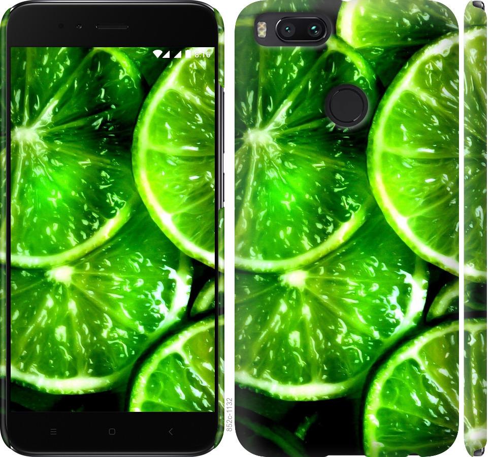 

Чохол на Xiaomi Mi A1 Зелені часточки лимона