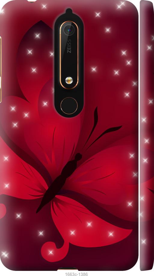 

Чехол на Nokia 6 2018 Лунная бабочка
