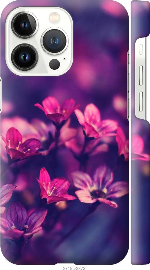 

Чехол на iPhone 13 Pro Пурпурные цветы