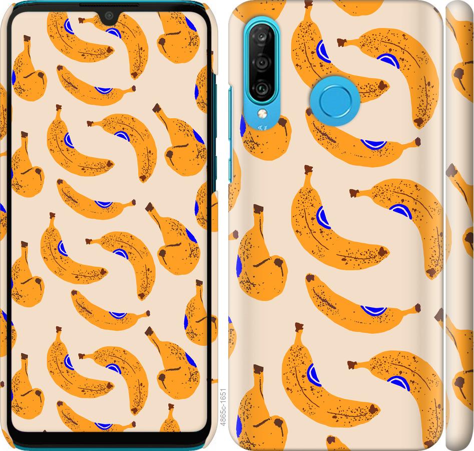 

Чехол на Huawei P30 Lite Бананы 1
