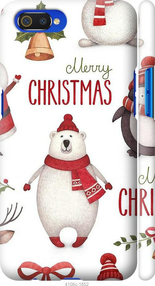 

Чехол на Realme C2 Merry Christmas