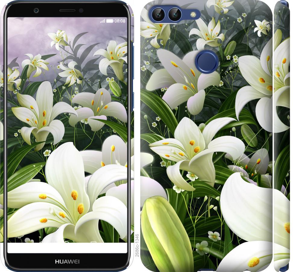 

Чохол на Huawei P Smart білі лілії