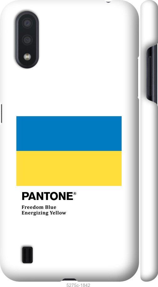 Чехол на Samsung Galaxy A01 A015F Прапор Пантон