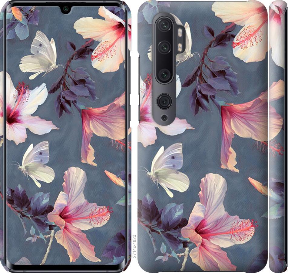 

Чохол на Xiaomi Mi Note 10 Намальовані квіти