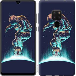 

Чехол на Huawei Mate 20 Космонавт на скейтборде