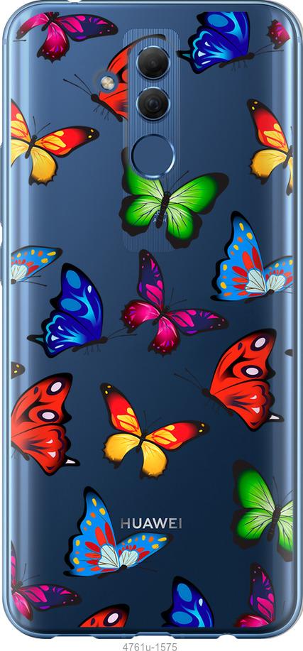 

Чехол на Huawei Mate 20 Lite Красочные мотыльки