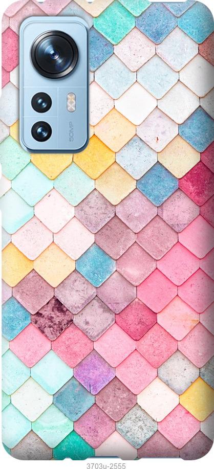

Чехол на Xiaomi 12 Красочная черепица