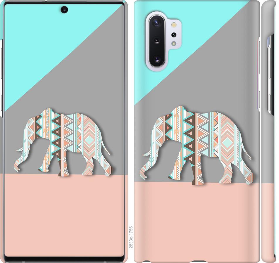 

Чохол на Samsung Galaxy Note 10 Plus Візерунчастий слон